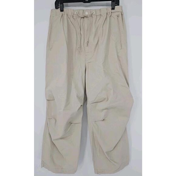 Beams Plus Denim Pattern Joggers Khaki Small 34x39